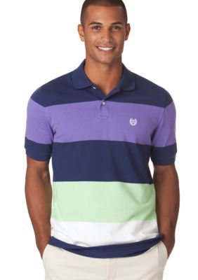 Chaps Georgia Bar Stripe Polo
