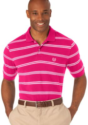 Chaps Big & Tall Baypoint Stripe Polo