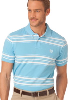 Chaps Everett Custom Fit Striped Polo