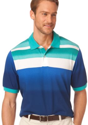 Chaps Ombre Printed Stripe Polo