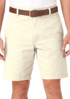 Chaps Solid Basic Flat Front Shorts