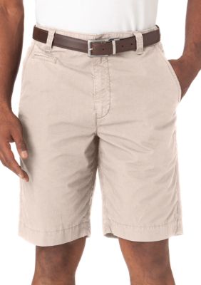 Chaps Big & Tall Garment Dyed Flat Front Shorts