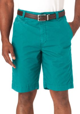 Chaps Big & Tall Garment Dyed Flat Front Shorts