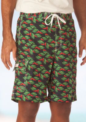 Chaps Piranha Print Cargo Boardshorts