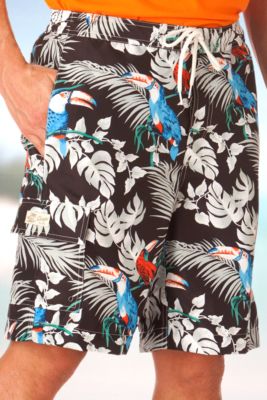 Chaps Tucan and Banana Leaf Boardshort
