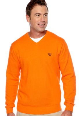 Chaps V-Neck Pique Sweater