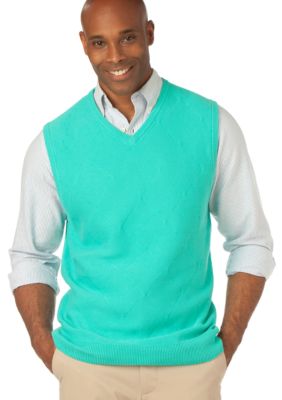 Chaps Fancy V-Neck Vest