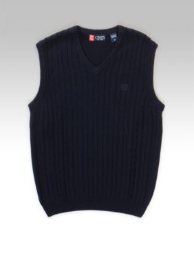 Chaps  Cable Knit Sweater Vest