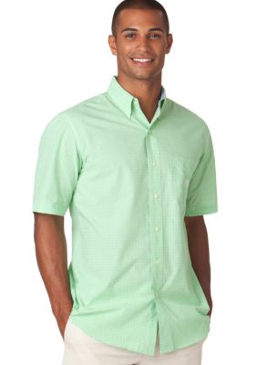 Chaps Big & Tall Pritchards Mini Check Shirt