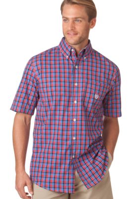Chaps Big & Tall Wrinkle-Free Kiawah Check Shirt
