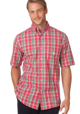 Chaps Big & Tall Sapelo Plaid Shirt
