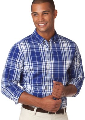 Chaps Custom Fit Baypoint Plaid Shirt