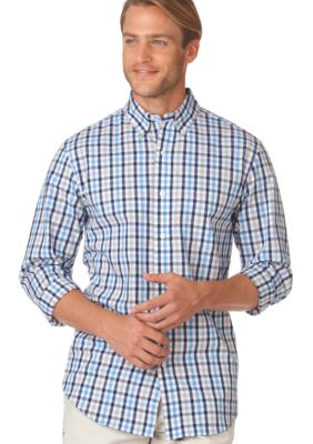 Chaps Fashion Ocean Wind Plaid Shirt