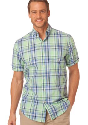 Chaps Shettle Wood Plaid Shirt