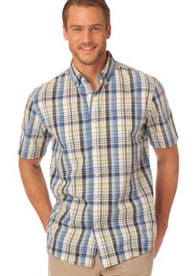 Chaps Sundrenched Copperwood Plaid Shirt