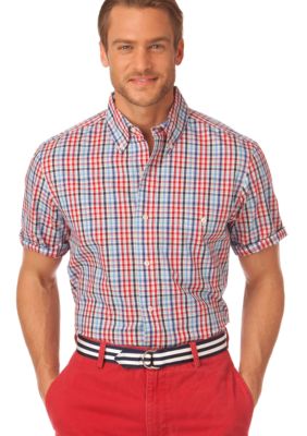 Chaps White Sands Plaid Shirt