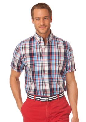 Chaps Big & Tall Anthem Plaid Shirt
