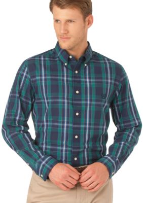Chaps Custom Fit South Shore Plaid Shirt