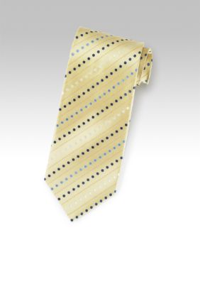 Geoffrey Beene Polka Dot Stripe Tie
