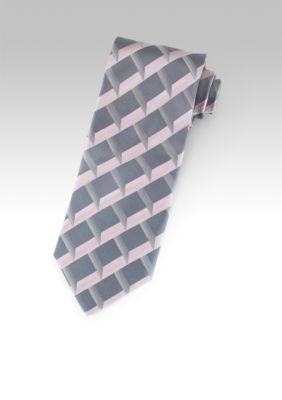 Van Heusen Cubed Holograms Tie