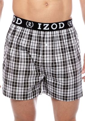 Izod Plaid Boxers
