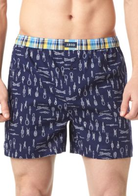 Izod NEW Izod Cotton Woven Boxer Shorts