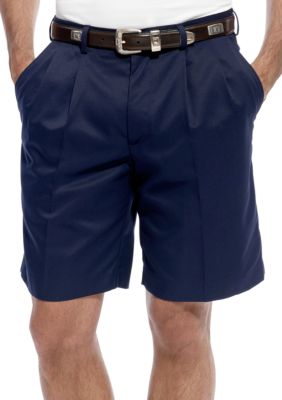 Izod Golf Microfiber Pleated Shorts