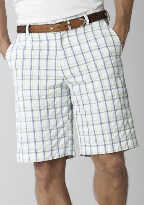 Izod Golf Polyester Plaid Fancy Short