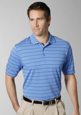 Izod Golf Stripe Jacquard Polo Knit