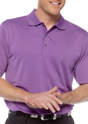 Izod Golf Grid Polo Knit