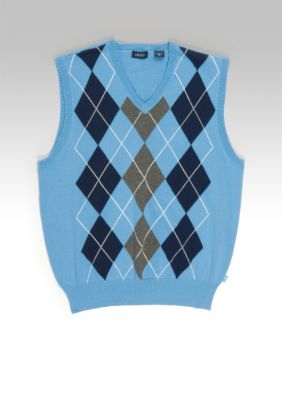 Izod Vertical Argyle Vest