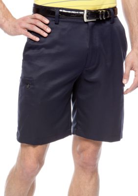 Izod Golf Microfiber Zip Cargo Shorts