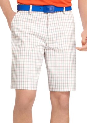 Izod Flat Front Check Shorts