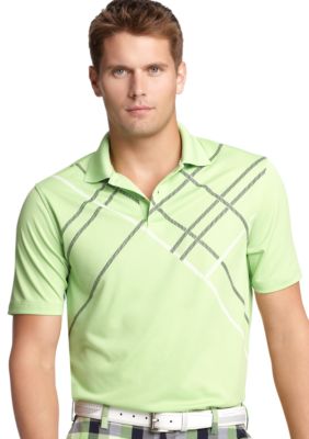 Izod Golf Geometric Stripe Polo