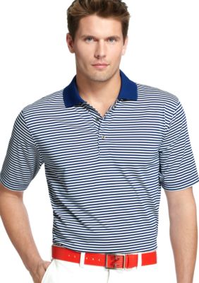 Izod Golf Short Sleeve Feeder Stripe Polo