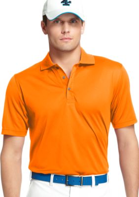 Izod Golf Fashion Solid Grid Polo