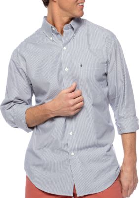 Izod Button Down Stripe Woven Shirt