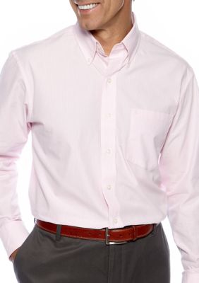 Izod Button Down Check Woven Shirt