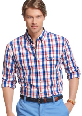 Izod Plaid Woven Shirt