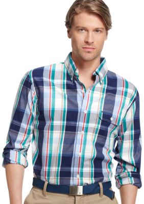 Izod Plaid Woven Shirt