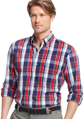 Izod Plaid Woven Shirt