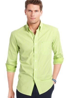 Izod Gingham Woven Shirt