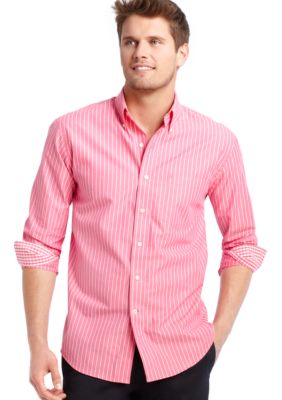 Izod Stripe 1-Pocket Essential Woven Shirt