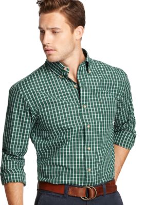 Izod Plaid Woven Shirt