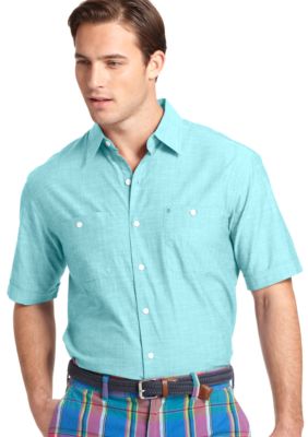 Izod Solid Point Slub Shirt