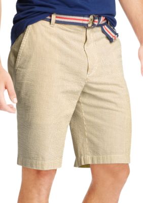Izod Seersucker Flat Front Shorts