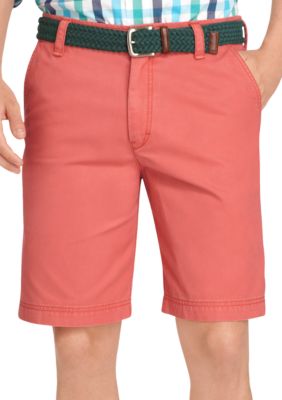 Izod Saltwater Flat Front Shorts