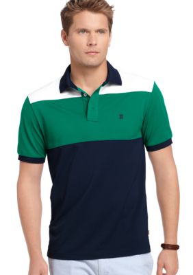 Izod Color Block Polo