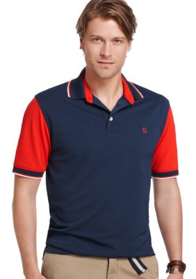 Izod Block Sleeve Pique Polo