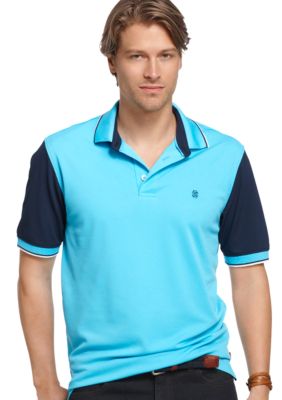 Izod Block Sleeve Pique Polo